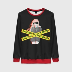 Женский свитшот 3D Запрещенная Zero Two