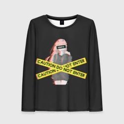 Женский лонгслив 3D Запрещенная Zero Two