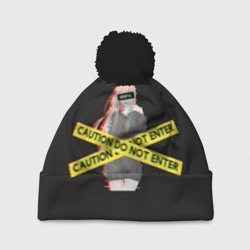 Шапка 3D c помпоном Запрещенная Zero Two