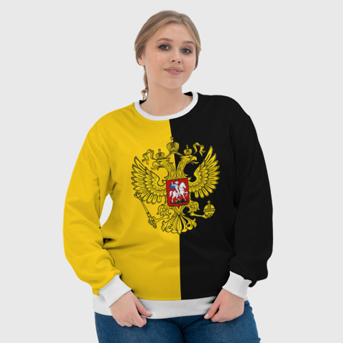 Женский свитшот 3D Российская Империя, цвет 3D печать - фото 6