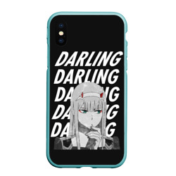 Чехол для iPhone XS Max матовый Daling Zero Two monochrome