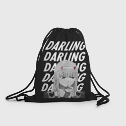 Рюкзак-мешок 3D Daling Zero Two monochrome