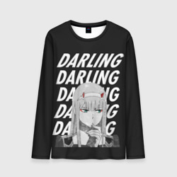 Мужской лонгслив 3D Daling Zero Two monochrome