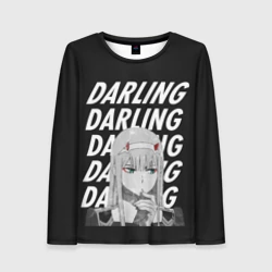 Женский лонгслив 3D Daling Zero Two monochrome