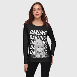 Женский лонгслив 3D Daling Zero Two monochrome - фото 2