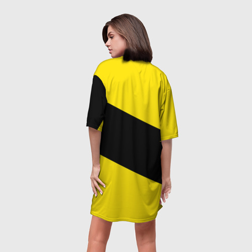 Платье-футболка 3D Питтсбург Пингвинз, цвет 3D печать - фото 4