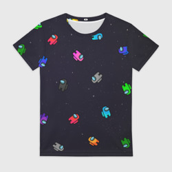 Женская футболка 3D Among Us