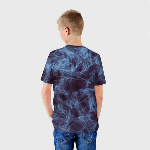 Детская футболка 3D с принтом Ведьмачка, вид сзади #2