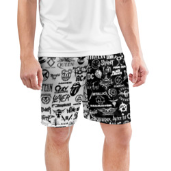 Мужские шорты спортивные Эмблемы рок групп - фото 2