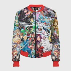 Женский бомбер 3D Sword Art Online