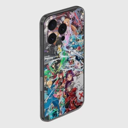 Чехол для iPhone 16 Pro силиконовый с защитой камеры Sword Art Online - фото 2