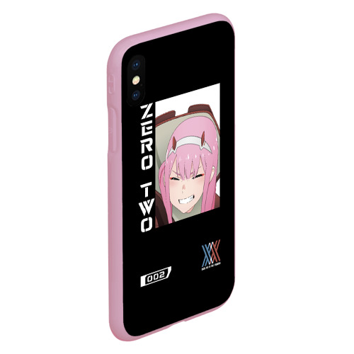 Чехол для iPhone XS Max матовый Зеро Ту, цвет розовый - фото 3
