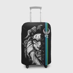 Узбекистан - суровый лев – Чехол для чемодана 3D с принтом купить