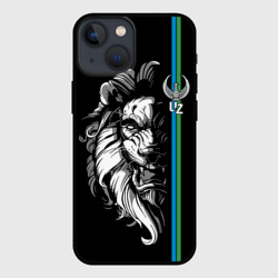 Узбекистан - суровый лев – Чехол для iPhone 13 mini с принтом купить