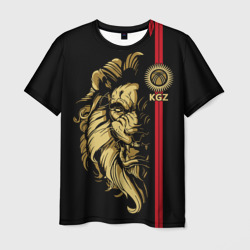Киргизия - золотой лев – Мужская футболка 3D с принтом купить со скидкой в -26%