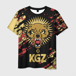 Киргизия - агрессивный волк – Мужская футболка 3D с принтом купить со скидкой в -26%