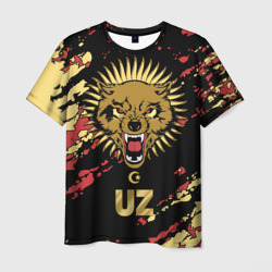 Узбекистан - агрессивный волк – Мужская футболка 3D с принтом купить со скидкой в -26%