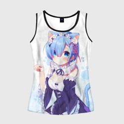 Женская майка 3D Re:Zero, Рем