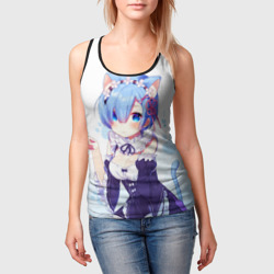 Женская майка 3D Re:Zero, Рем - фото 2