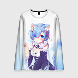 Мужской лонгслив 3D Re:Zero, Рем