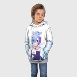 Детская толстовка 3D Re:Zero, Рем - фото 2