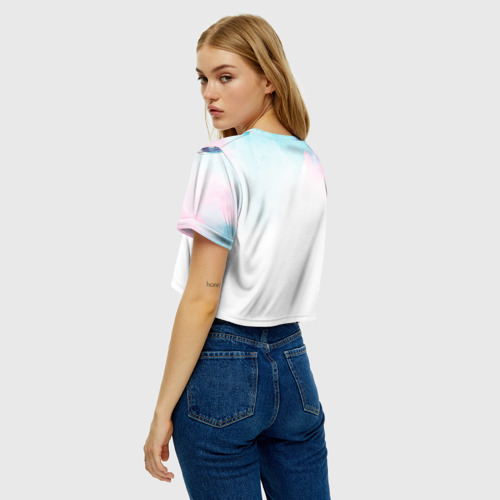 Женская футболка Crop-top 3D Re:Zero, Рам и Рем, цвет 3D печать - фото 5