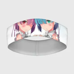 Повязка на голову 3D Re:Zero, Рам и Рем