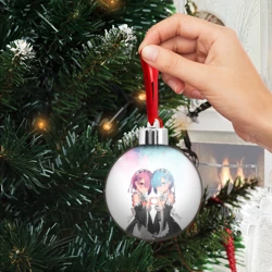 Ёлочный шар Re:Zero, Рам и Рем - фото 2