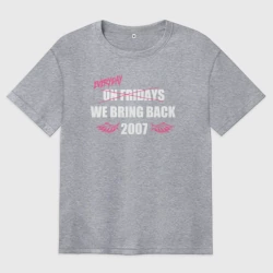 Женская футболка хлопок Oversize Everyday 2007