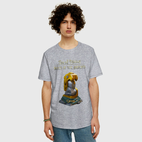 Мужская футболка хлопок Oversize с принтом SoT VotA Totem, фото на моделе #1