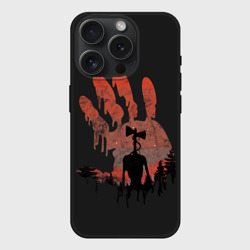 Чехол силиконовый для Apple iPhone 15 Pro матовый Сиреноголовый