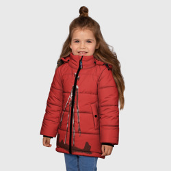 Зимняя куртка для девочек 3D Сиреноголовый - фото 2