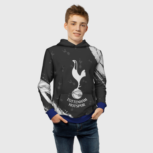 Детская толстовка 3D Tottenham Hotspur Тоттенхэм, цвет синий - фото 6