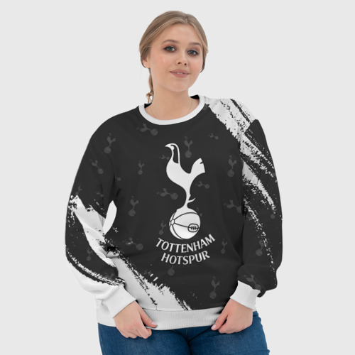 Женский свитшот 3D Tottenham Hotspur Тоттенхэм, цвет 3D печать - фото 6