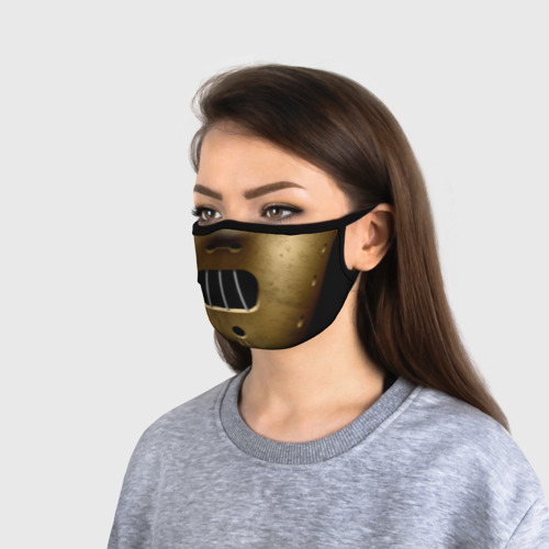 Маска защитная (+5 фильтров) ганнибал лектер маска, цвет 3D печать - фото 3
