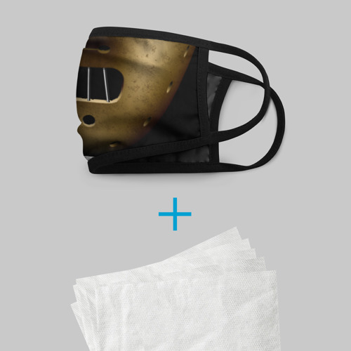 Маска защитная (+5 фильтров) ганнибал лектер маска, цвет 3D печать - фото 2