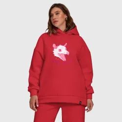 Женский костюм хлопок Oversize Dont panic - фото 5