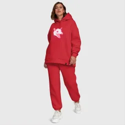 Женский костюм хлопок Oversize Dont panic - фото 6