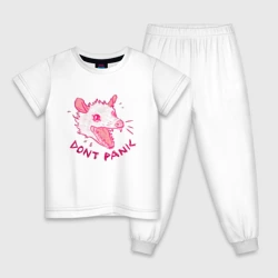 Детская пижама хлопок Dont panic
