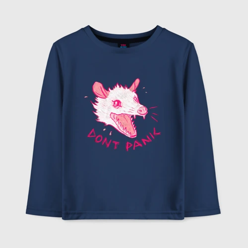 Детский лонгслив хлопок Dont panic