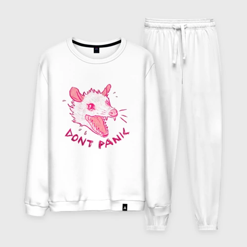 Мужской костюм хлопок Dont panic