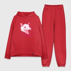 Женский костюм хлопок Oversize Dont panic