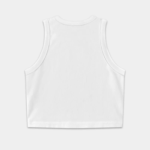 Женская укороченная майка-топ хлопок Dont panic - фото 2