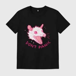 Мужская футболка хлопок Dont panic