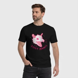 Мужская футболка хлопок Dont panic - фото 2