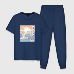 Мужская пижама хлопок The Great Wave