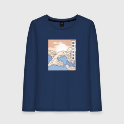 Женский лонгслив хлопок The Great Wave