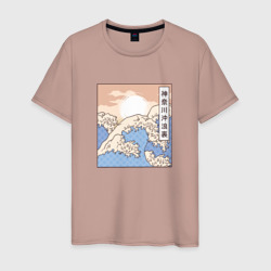 Мужская футболка хлопок The Great Wave