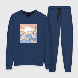 Женский костюм хлопок The Great Wave