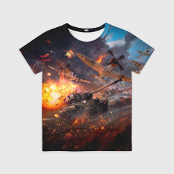 Детская футболка 3D Танк